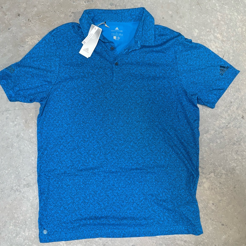 Adidas Men’s Polo Shirt - Abstract Design